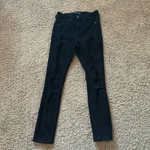 Black Ripped Skinny Jeans